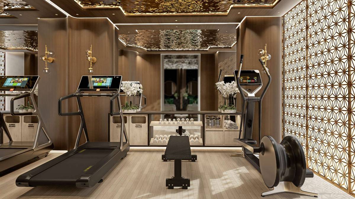 State-of-the-art fitness center